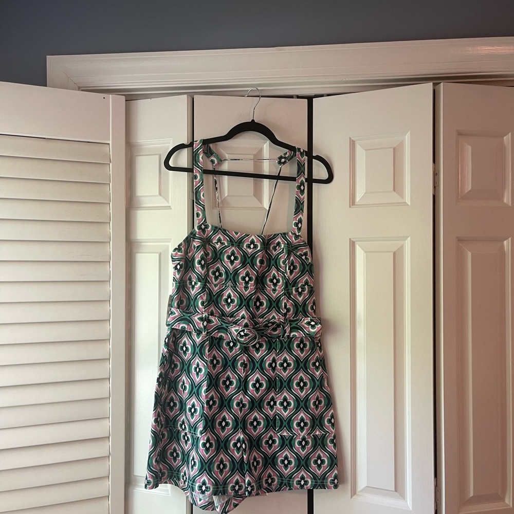 NWT Anthropologie Maeve Escape seamed Romper